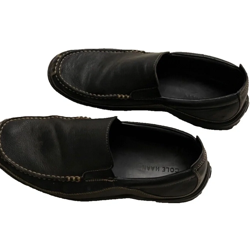 Cole Haan Men's Tucker Venetian Driving‎ Loafers; Black; Size 11M